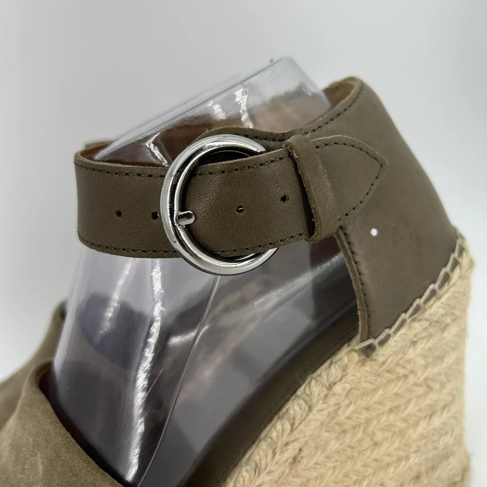 Marc Fisher Espadrille Sandals Shoes Womens Size 8 LTD MLAIDA Wedge Platform